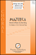 Mazurka Unison/Two-Part choral sheet music cover